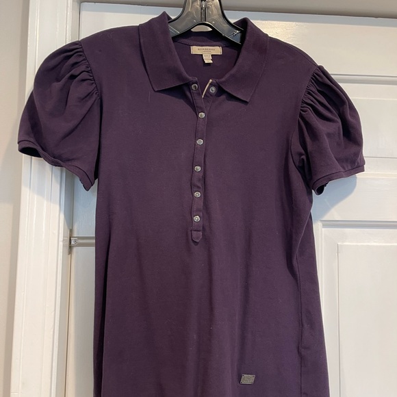 Burberry Purple Polo size L - Picture 4 of 4